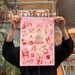 Risografia a dos tintas